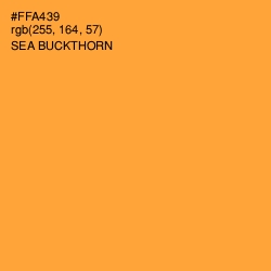 #FFA439 - Sea Buckthorn Color Image